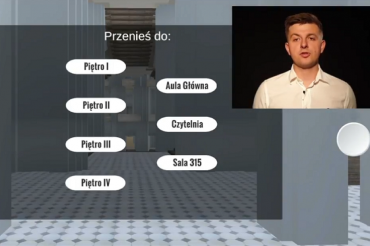 Kadr z prezentacji wideo Huberta Janickiego