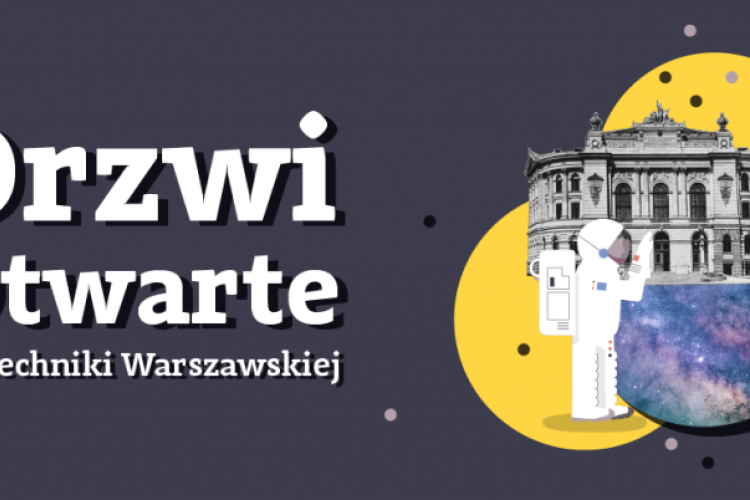 Grafika promująca Drzwi Otwarte PW