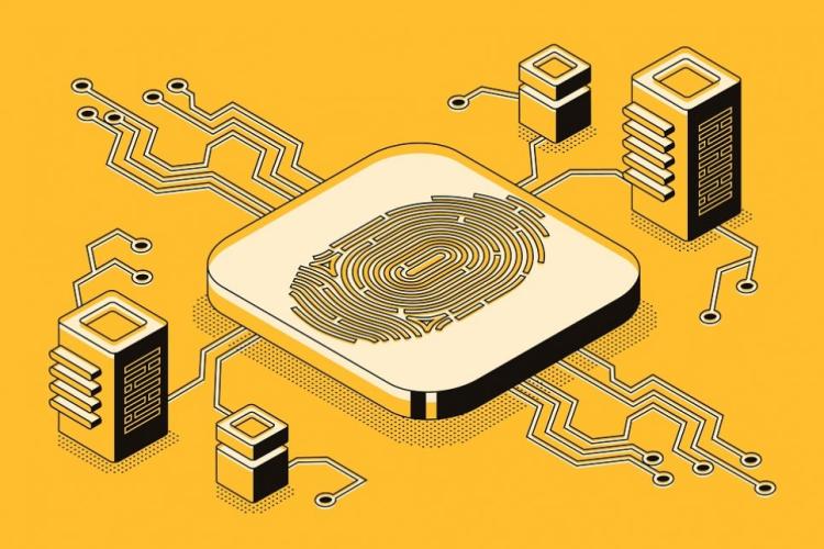 Grafika symbolizująca kryptografię