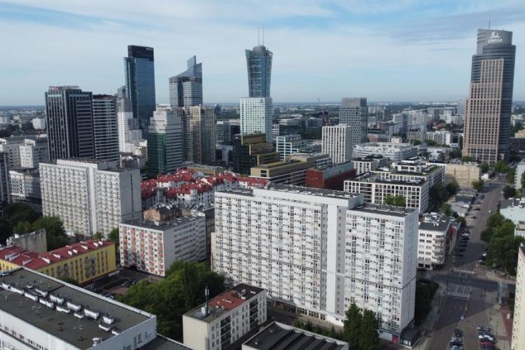 Zdjęcie warszawskich budynków