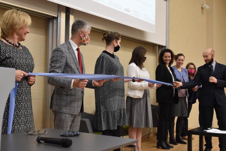 Zdjęcie z otwarcia Centrum Projektowania Uniwersalnego