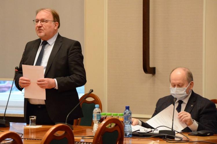 Rektor PW prof. Krzysztof Zaremba i Przewodniczący Rady Uczelni Krzysztof Pietraszkiewicz