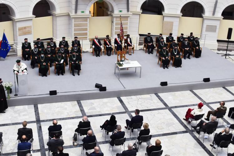 Zdjęcie z uroczystego posiedzenia Senatu z okazji Dnia PW