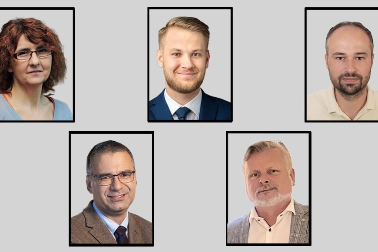 Grafika ze zdjęciami nauczycieli akademickich z PW nominowanych w plebiscycie. 