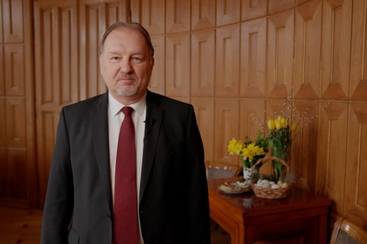 Zdjęcie Rektora PW prof. Krzysztofa Zaremby