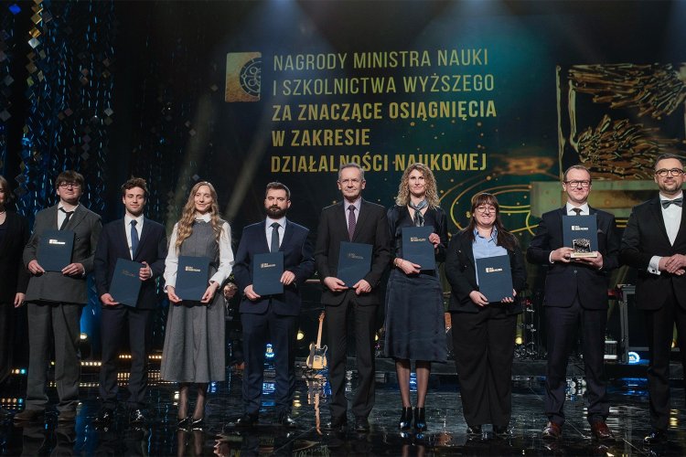 Na zdjęciu: laureaci Nagrody Ministra Nauki i Szkolnictwa Wyższego 