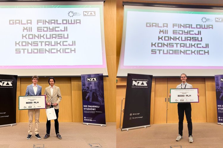 Projekty naszych studentów nagrodzone w konkursie KOKOS 