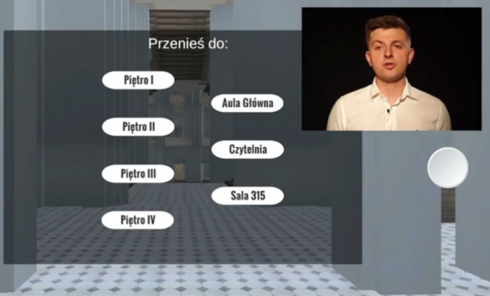 Kadr z prezentacji wideo Huberta Janickiego