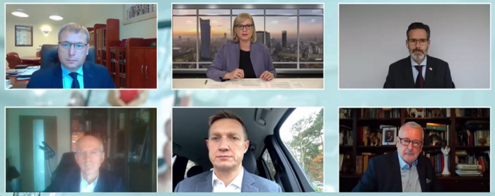 Zdjęcie uczestników debaty