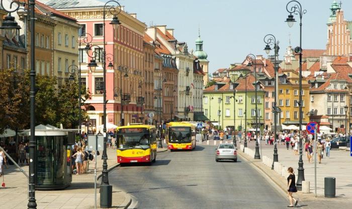 Zdjęcie Starego Miasta w Warszawie