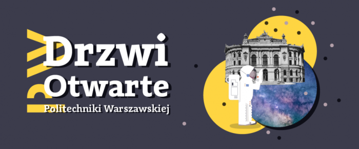 Grafika promująca Drzwi Otwarte PW