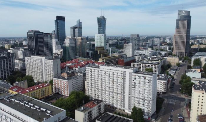 Zdjęcie warszawskich budynków