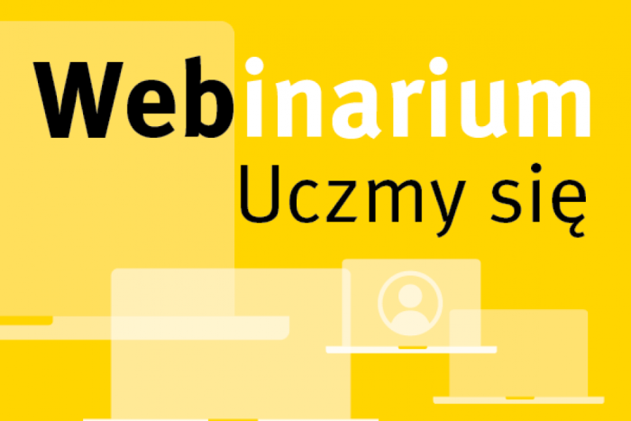 Grafika informująca o webinarium