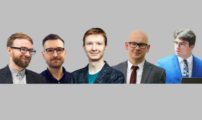 Zdjęcie laureatów stypendium z PW