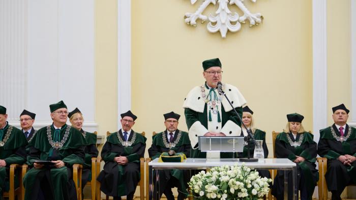 Na zdjęciu uroczyste posiedzenie Senatu z okazji Dnia PW 2024