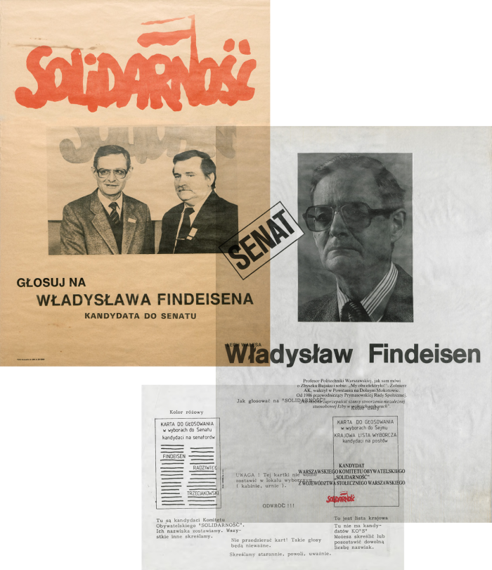Materiały wyborcze Władysława Findeisena z 1989 roku