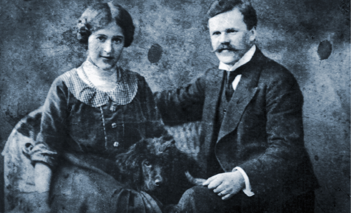 Na zdjęciu Agnieszka Eryka Ritzmann i Mieczysław Wolfke, ok. 1911