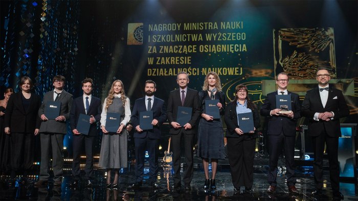 Na zdjęciu: laureaci Nagrody Ministra Nauki i Szkolnictwa Wyższego 