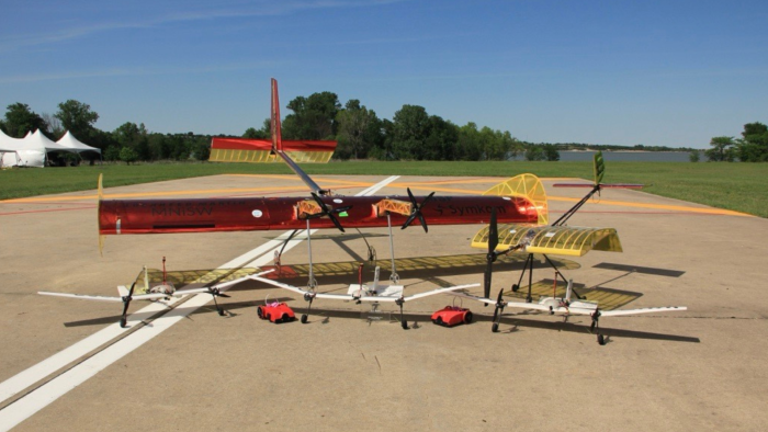 Na zdjęciu: samolot KN SAE AeroDesign podczas zawodów w Stanach Zjednoczonych