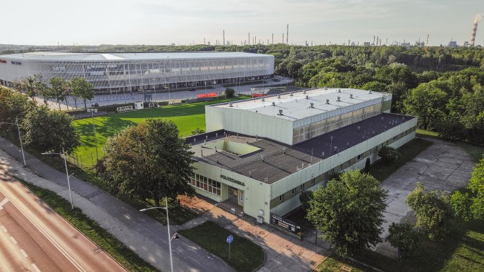 Na zdjęciu Hala Sportowa w Płocku