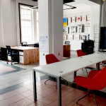 Zdjęcie pracowni coworkingowej na Wydziale Architektury