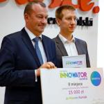 Wicemarszałek województwa mazowieckiego Wiesław Raboszuk i dr inż. Marcin Koniak