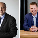 Prof. Krzysztof Kulpa i prof. Piotr Samczyński