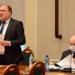 Rektor PW prof. Krzysztof Zaremba i Przewodniczący Rady Uczelni Krzysztof Pietraszkiewicz