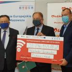 Marszałek Województwa Mazowieckiego Adam Struzik, Rektor PW prof. Krzysztof Zaremba i Wicemarszałek Wiesław Raboszuk