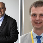 Zdjęcie prof. Krzysztofa Kulpy i prof. Piotra Samczyńskiego