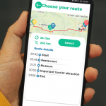 Zdjęcie telefonu z widokiem aplikacji Charge&Go