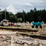 Na zdjęciu prace badawcze na terenie Obozu Zagłady w Treblince