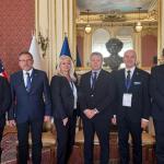 Na zdjęciu reprezentaci PW podczas  Sympozjum i Zjazdu Rady Polskich Inżynierów w Ameryce Północnej