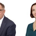 Na zdjęciu prof. Andrzej Garbacz i prof. Agnieszka Machowska 