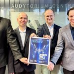 Na zdjęciu współautorzy publikacji w „Nature”: mgr inż. Krzysztof Dygnarowicz, dr inż. Robert Kurjata, dr inż. Marcin Ziembicki, dr inż. Andrzej Rychter