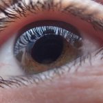 Na zdjęcie zbliżenie oka