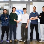 Zdjęcie przedstawia członków Koła Naukowego Mostowców PW