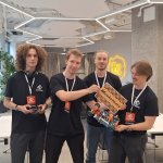 Na zdjęciu: drużyna Musketeers podczas hackatonu SpeedLab